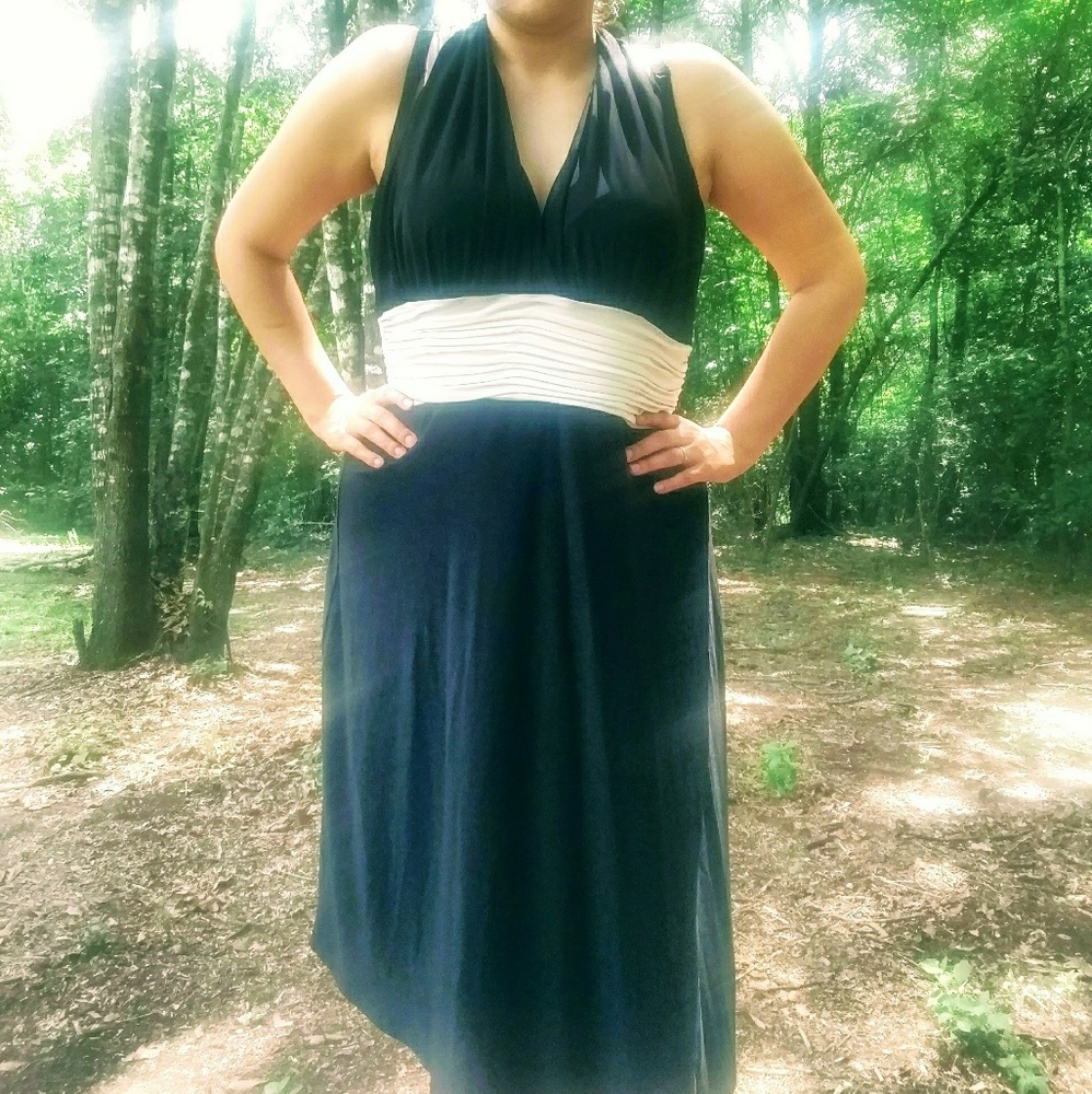 Evan-Picone Cocktail Evening Midi Dress Like NEW